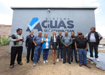 Rehabilitan en Huixquilucan tanque para mejor abasto de agua