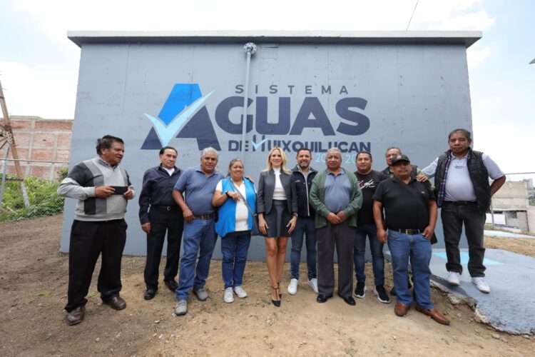 Rehabilitan en Huixquilucan tanque para mejor abasto de agua