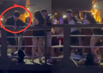 Joven sobrevive a golpiza captada en el Baja Beach Fest; buscan al agresor