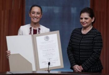 TEPJF entrega constancia de presidenta electa a Claudia Sheinbaum