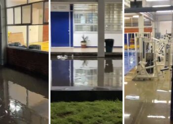 FES Aragón suspende clases por inundaciones en instalaciones