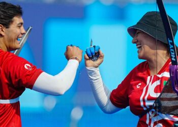 Equipo mixto mexicano de tiro con arco eliminado en cuartos de final