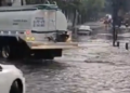 Calles en Coyoacán y Tlalpan quedan bajo el agua tras lluvias