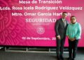 Rosa Icela Rodríguez y Omar García Harfuch se reúnen para revisar transición de la SSPC