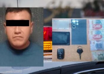 Caen dos sujetos acusados de asaltar a una automovilista en calles del Centro Histórico