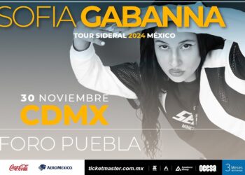 Sofía Gabanna la romperá en el Foro Puebla con su flow sideral