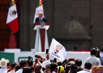 Así fue el informe de López Obrador con su gente en el Zócalo