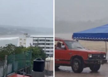 Cierran todas las playas de Oaxaca por el huracán ‘John’