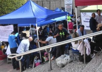 Trabajadores del Poder Judicial retiran bloqueo a accesos a San Lázaro