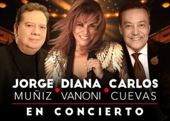 DIANA VANONI, CARLOS CUEVAS y JORGE “COQUE” MUÑIZ llegan a Toluca este 24 de noviembre