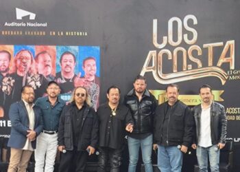 LOS ACOSTA están listos para encender el Auditorio Nacional el 11 de enero de 2025, declararon ayer en rueda de prensa