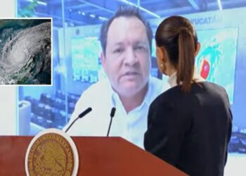 Saldo blanco en Yucatán tras el huracán Milton, reporta Díaz Mena