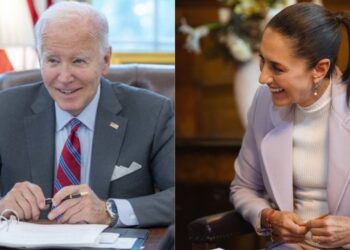 Sheinbaum recibe primera llamada de Biden como presidenta