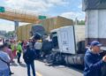 Fuerte carambola en la México-Puebla; hay varios heridos