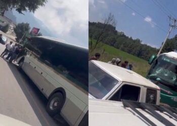 Chocan normalista de Tenería y pobladores de Ocuilan por robos