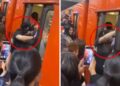 Mujeres protagonizan pelea en hora pico en Metro Tacuba