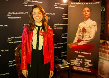 María San Felipe presenta “Por si volvieras” en el Teatro Xola Julio Prieto