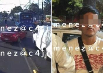 Hombre invade carril del Metrobús y atropella a policía en la GAM