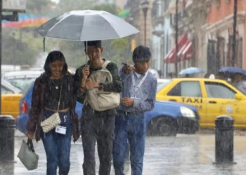 Meteorológico pronostica lluvias de fuertes a intensas en 13 estados