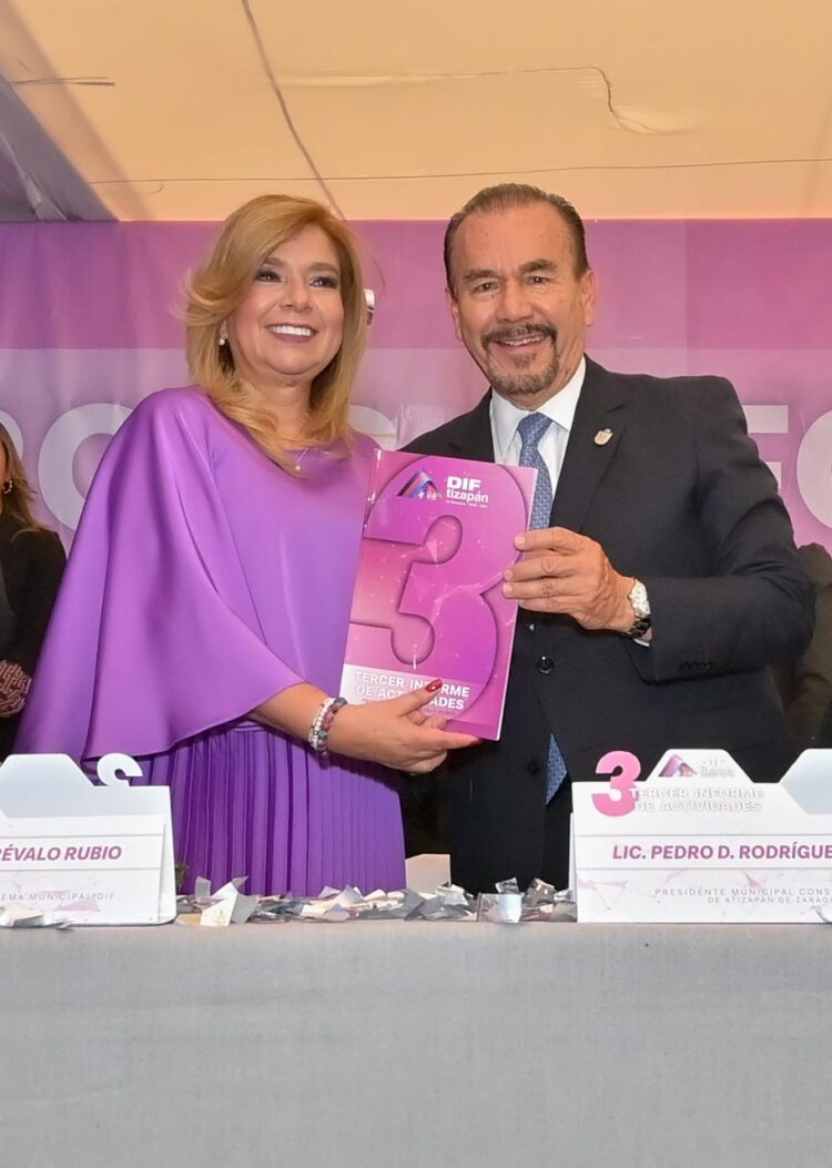 EN SU TERCER INFORME AL FRENTE DEL DIF ATIZAPÁN DE ZARAGOZA, LA PRESIDENTA PATRICIA ARÉVALO RUBIO CONSOLIDA SU TRAYECTORIA POR SU COMPROMISO Y TRABAJO A FAVOR DE LAS FAMILIAS; DESTACA SU LABOR EN BENEFICIO DE NIÑAS, NIÑOS, ADULTOS MAYORES, LA SALUD Y ALIMENTACIÓN