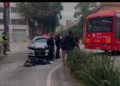 Metrobús de la Línea 4 arrolla a mujer en la estación Ayuntamiento