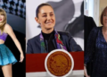 Claudia Sheinbaum y Taylor Swift entre las mujeres más influyentes del año