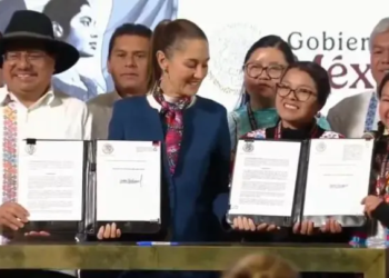 Sheinbaum firma decreto para garantizar justicia y desarrollo de los pueblos indígenas