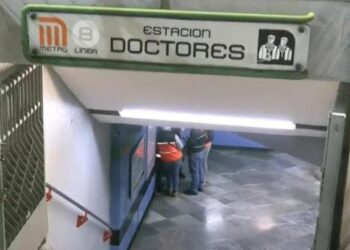 Hombre fallece electrocutado en la estación del Metro Doctores