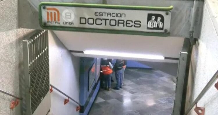 Hombre fallece electrocutado en la estación del Metro Doctores