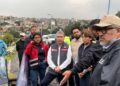 ACOMPAÑA ISAAC MONTOYA A GOBERNADORA DELFINA GÓMEZ EN RECORRIDO POR NAUCALPAN A ZONA AFECTADA POR LLUVIAS