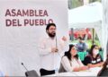El alcalde de Naucalpan Isaac Montoya pone en operación “La Asamblea del Pueblo” en la Plaza Revolución