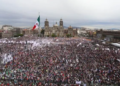 En evento de Sheinbaum en el Zócalo arrestan a 14 por robar carteras y celulares
