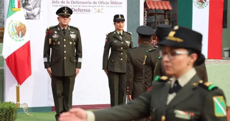 Mariana de la Cruz Sánchez, primera mujer al frente de la Defensoría de Oficio Militar de la Sedena