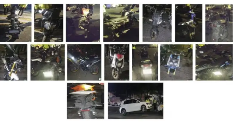 SSC remite 15 motos tras rodada en Benito Juárez; aplican 20 infracciones