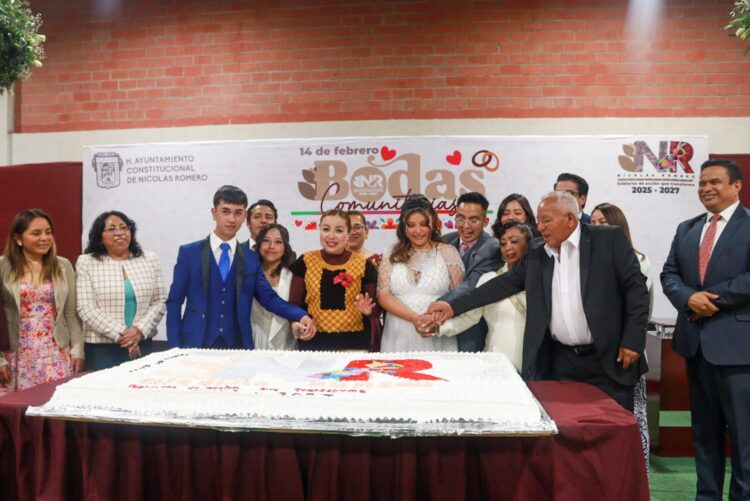 SELLAN SU AMOR 100 PAREJAS CON EL PROGRAMA DE BODAS COMUNITARIAS