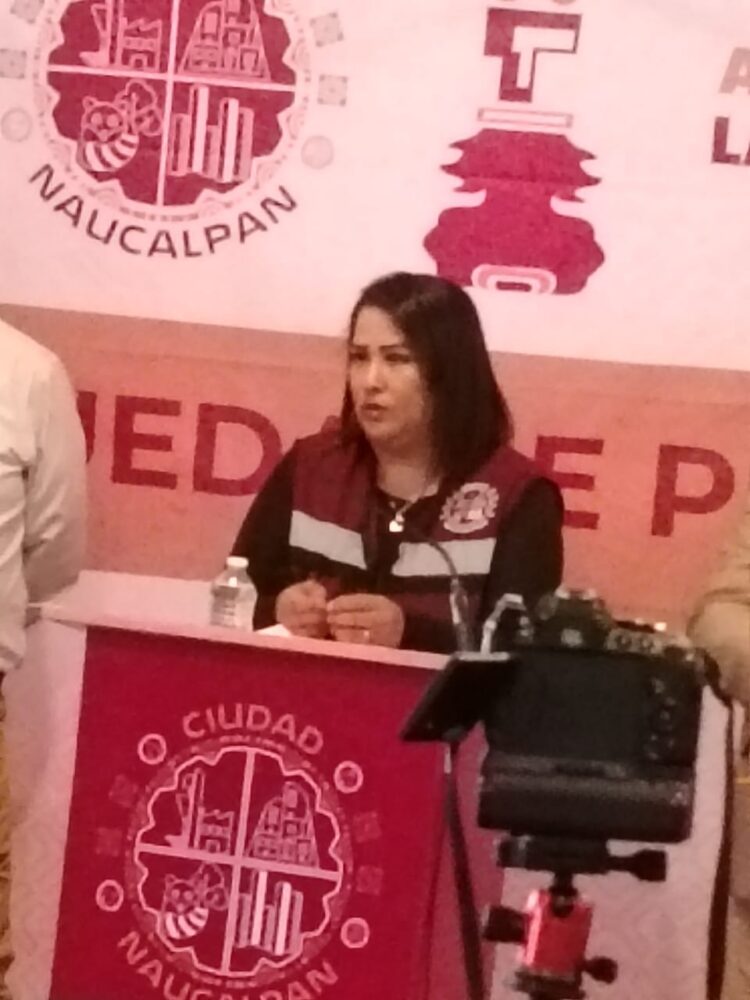 Naucalpan, uno de los tres municipios con mejor recaudación: Claudia Oyoque