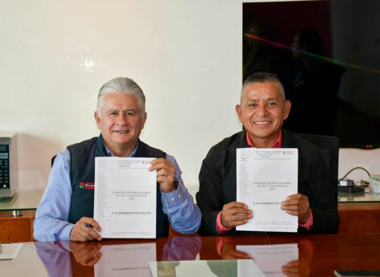 SUTEYM FIRMA CONVENIOS CON JIQUIPILCO Y TLATLAYA
