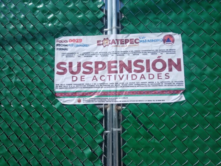 Clausuran predio donde pretendían instalar gasera en Lomas de Atzolco