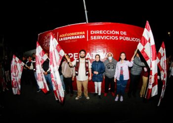 ISAAC MONTOYA DA BANDERAZO DE SALIDA AL OPERATIVO “TRANSFORMANDO MI ESPACIO”