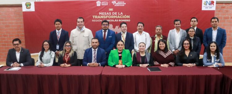 Nicolás Romero, primer municipio con Mesas de la Transformación