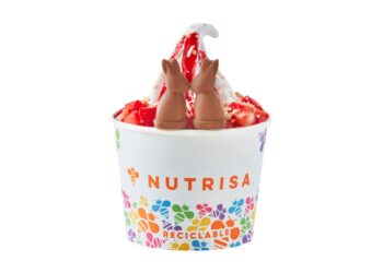 Mini conejitos de chocolate saltan al helado de Nutrisa
