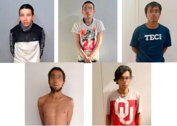 Combate policía de Ecatepec robo de cable de telefonía