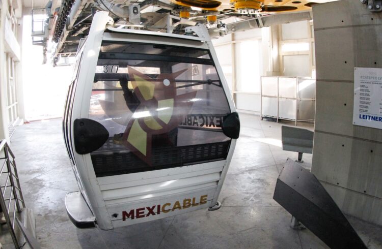 LA LÍNEA 3 DEL MEXICABLE EN NAUCALPAN SE CONSTRUYE SIN CONTRATIEMPOS Y PRESENTA UN AVANCE DEL 34%