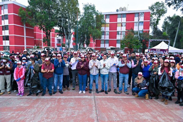 CONMEMORA TLALNEPANTLA “DÍA MUNDIAL DEL AGUA” CON LA LIMPIEZA DEL RÍO SAN JAVIER