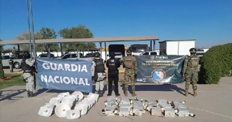 En un mes, la Operación Frontera Norte suma mil 103 detenidos y mil 84 armas aseguradas