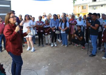 Entrega Azucena Cisneros pozo abandonado hace ocho meses