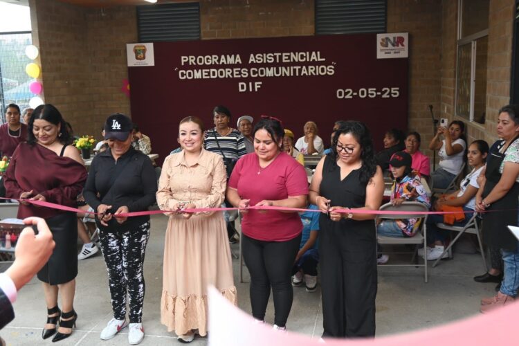 Ya es el 5° Comedor Comunitario que entregan autoridades en Nicolás Romero