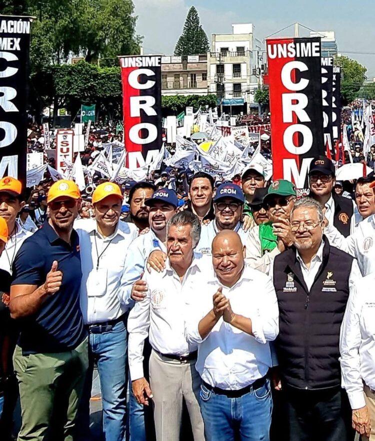 Amador Monroy, fuerte entre el gremio trabajador y las dirigencias sindicales del Estado de México