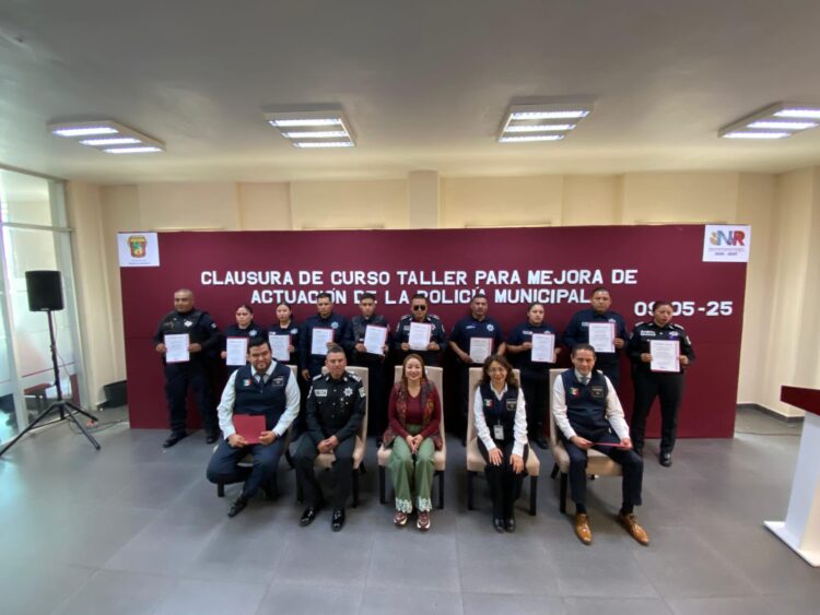 NICOLÁS ROMERO CUENTA CON POLICÍAS MEJOR CAPACITADOS PARA PROTEGER A LOS CIUDADANOS: YOSELIN MENDOZA
