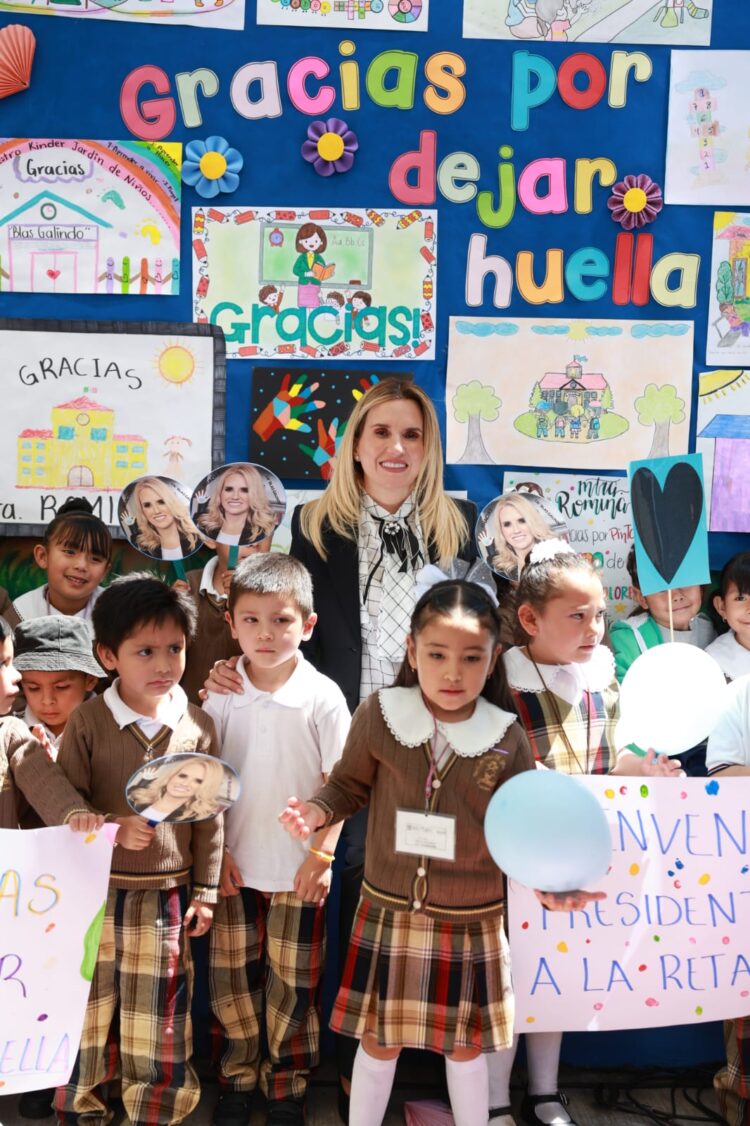 Entrega Romina Contreras mejores instalaciones para el aprendizaje